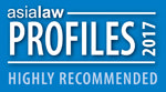 Charltons is highly recommended by Asialaw Profiles 2017