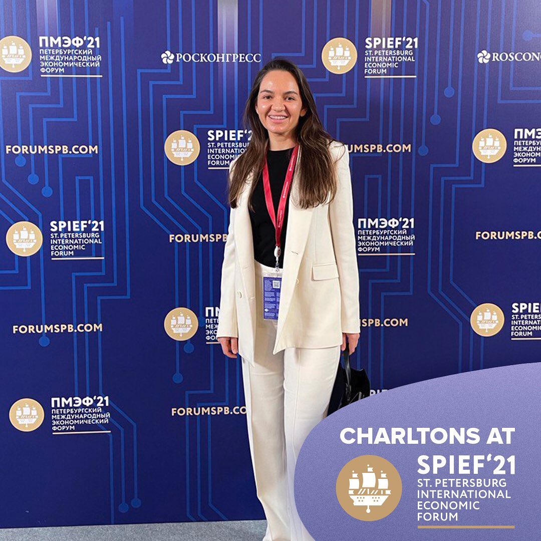 Charltons attended the International Economic Forum (SPIEF) in St. Petersburg