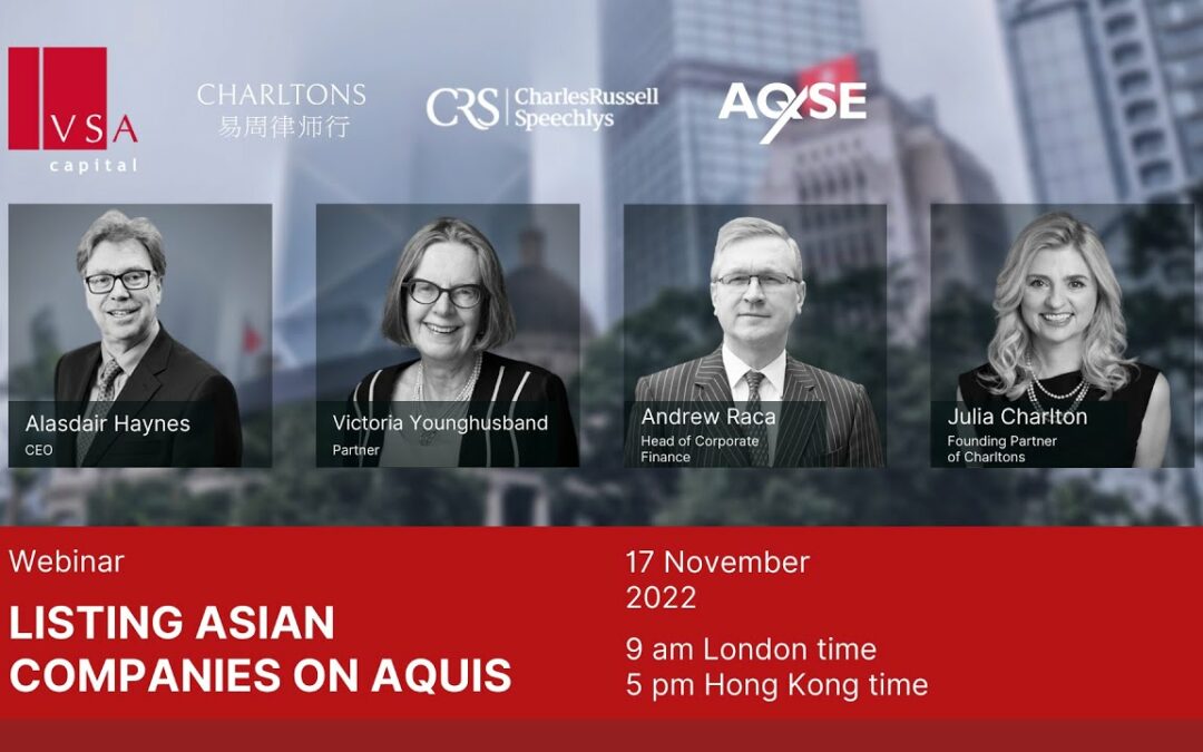 Listing Asian companies on Aquis