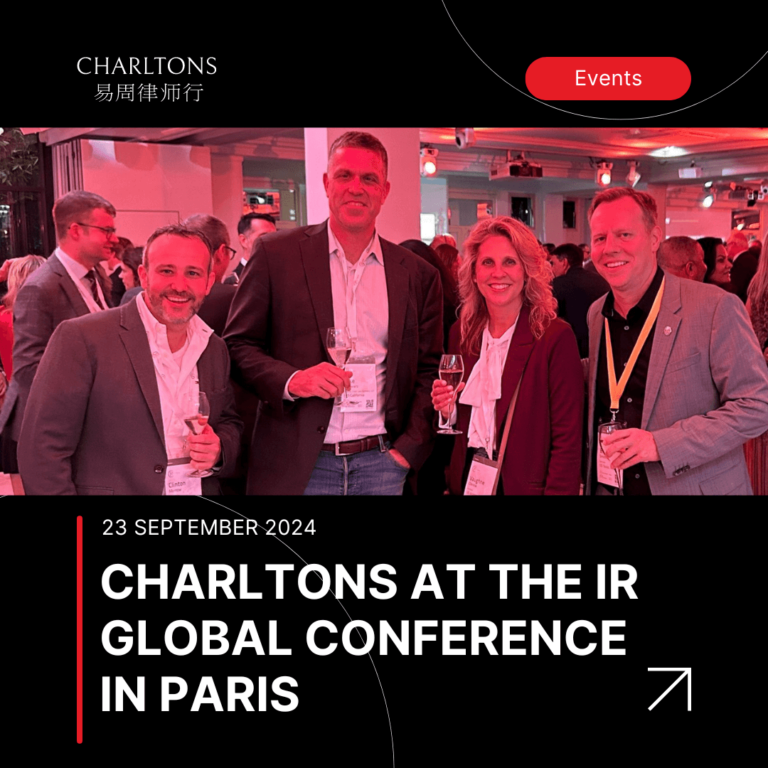 Charltons at the IR Global Conference in Paris