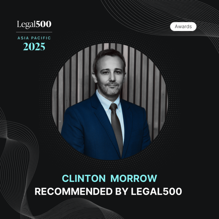 Clinton Morrow recommended by Legal 500