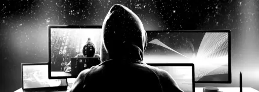 an image of multiple monitors representing cybersecurity